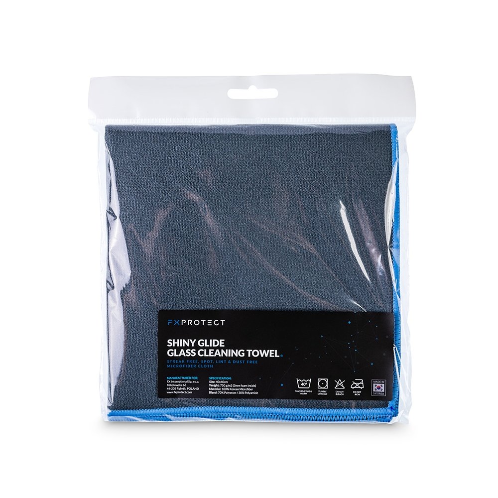 Микрофибра FX Protect Shiny Glide для стёкол, 40×40 см