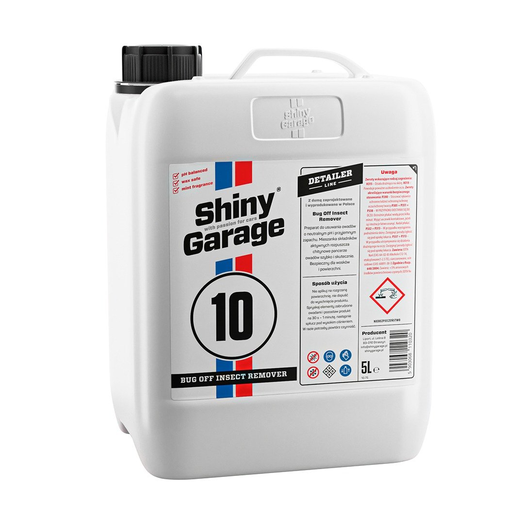 Solutie indepartare insecte, Shiny Garage, Bug Off Insect Remover, 5L